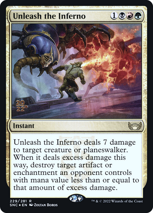 Unleash the Inferno (229) (Prerelease) (PSNC) - Foil