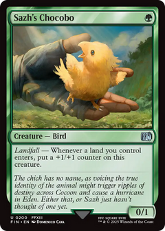 Sazh's Chocobo - Foil