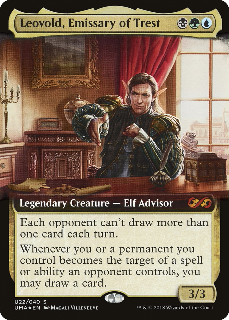 Leovold, Emissary of Trest (U22) (Extended Art) - Foil