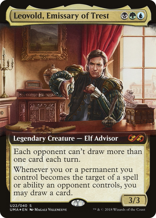 Leovold, Emissary of Trest (U22) (Extended Art) - Foil