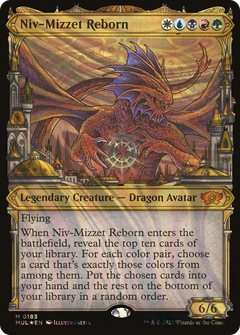 Niv-Mizzet Reborn (0183) (Showcase) - Halo Foil