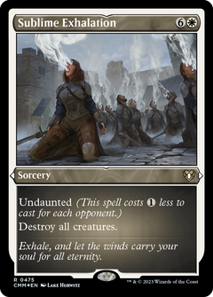 Sublime Exhalation (0475) - Foil Etched