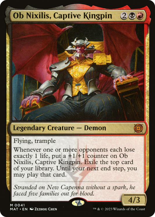 Ob Nixilis, Captive Kingpin - Foil