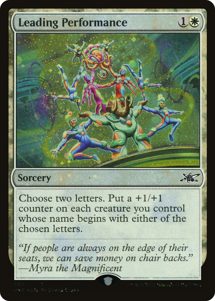 Leading Performance (304) - Galaxy Foil