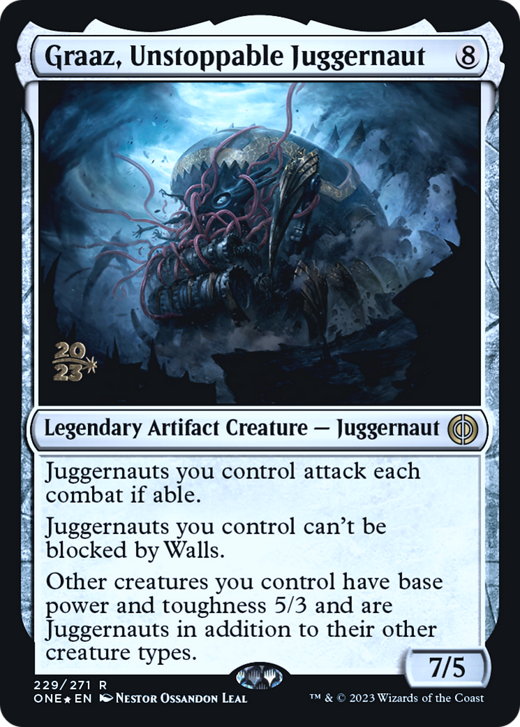 Graaz, Unstoppable Juggernaut (229) (Prerelease) - Foil