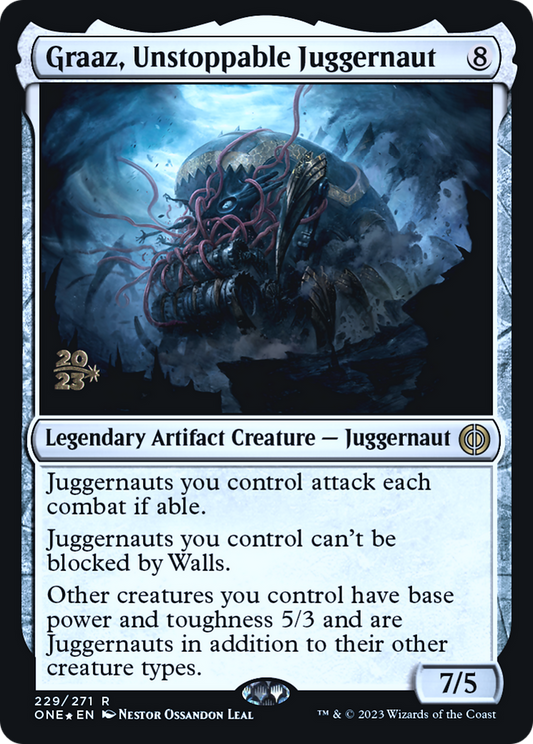 Graaz, Unstoppable Juggernaut (229) (Prerelease) - Foil