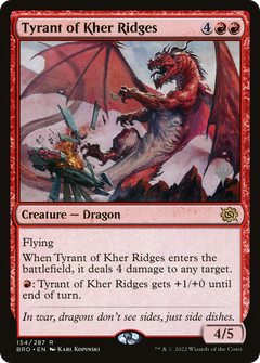 Tyrant of Kher Ridges (154) (Promo Pack) - Foil