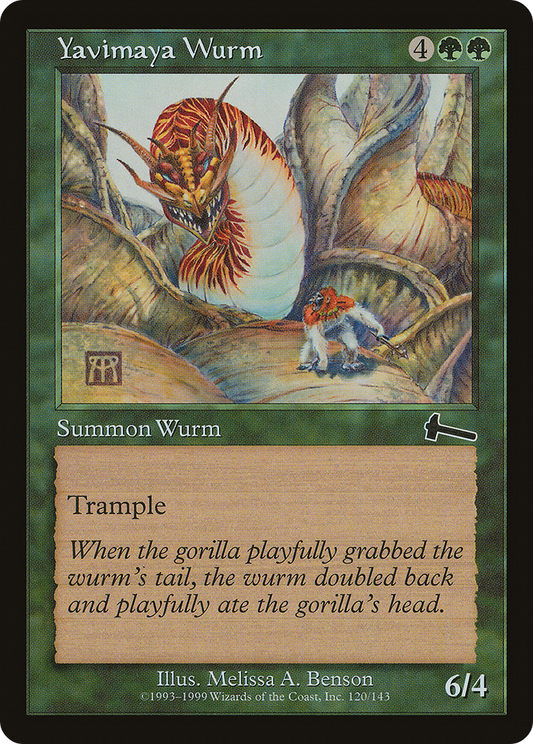 Yavimaya Wurm - Foil