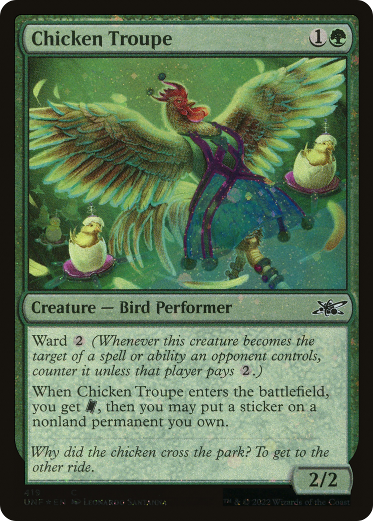 Chicken Troupe (419) - Galaxy Foil