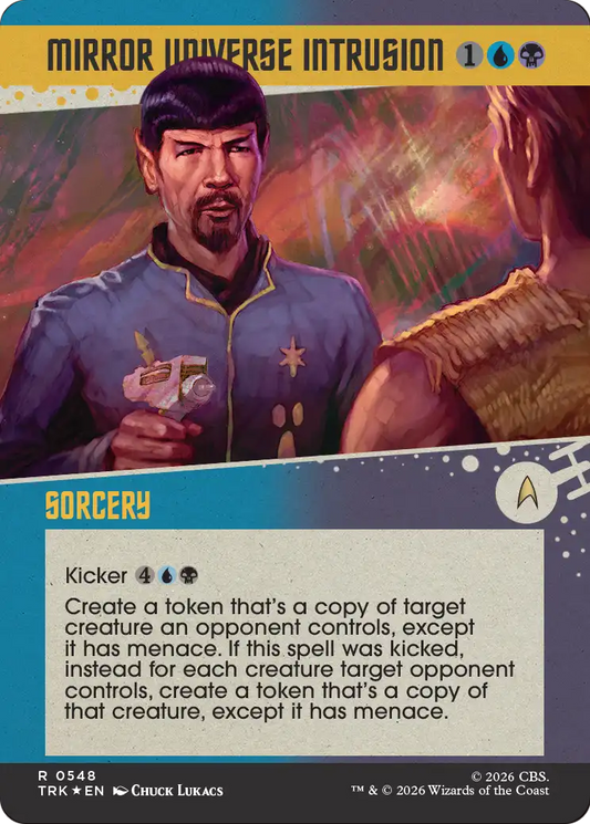 Mirror Universe Intrusion (0548) (Showcase) (TRK) - Surge Foil