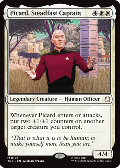 Picard, Steadfast Captain (TRC) - Surge Foil