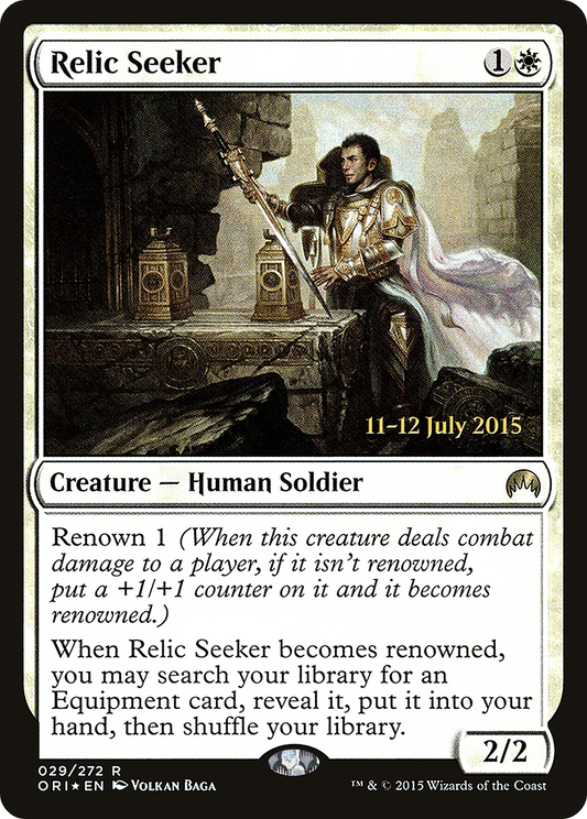 Relic Seeker (029) (Prerelease) - Foil