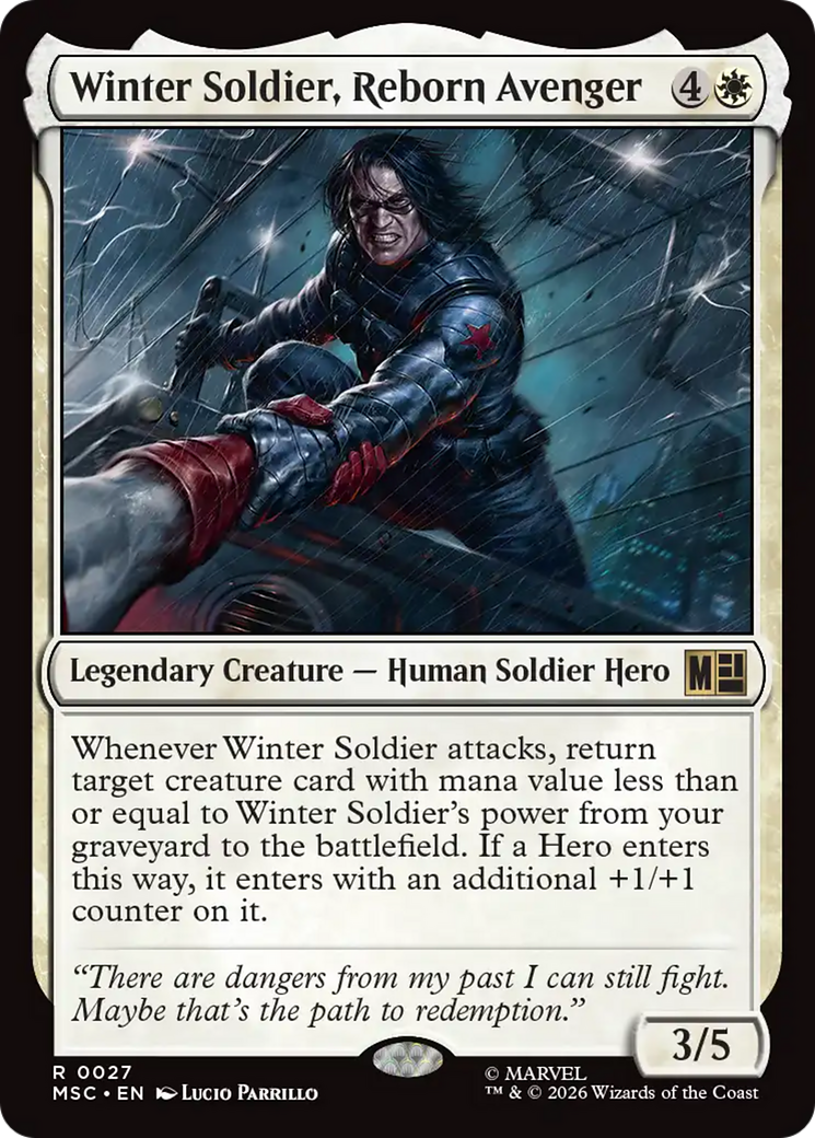 Winter Soldier, Reborn Avenger (MSC) - Surge Foil