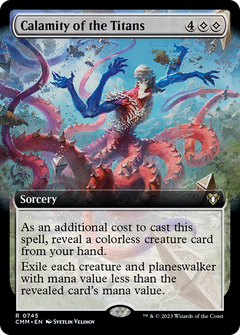 Calamity of the Titans (0745) (Extended Art) - Foil