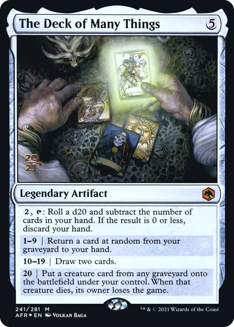 The Deck of Many Things (241) (Prerelease) - Foil