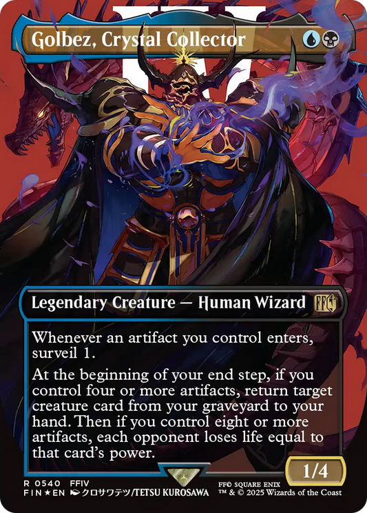Golbez, Crystal Collector (0540) (Borderless) - Surge Foil