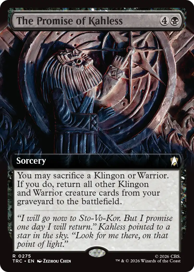 The Promise of Kahless (0275) (Extended Art) (TRC)