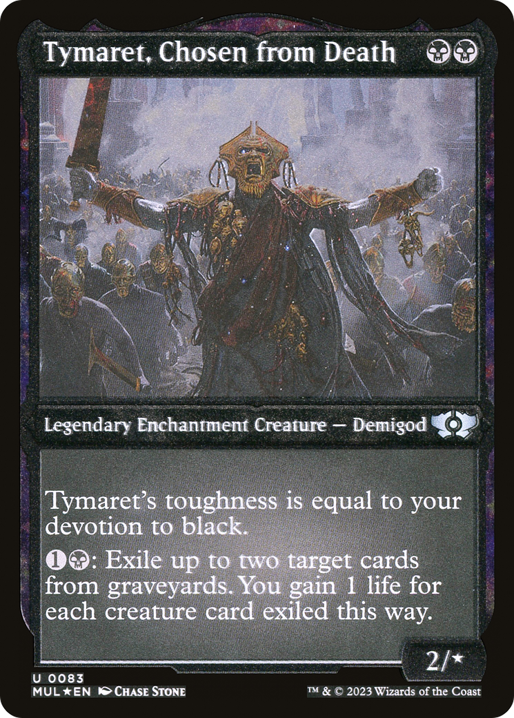 Tymaret, Chosen from Death (0083) - Foil Etched