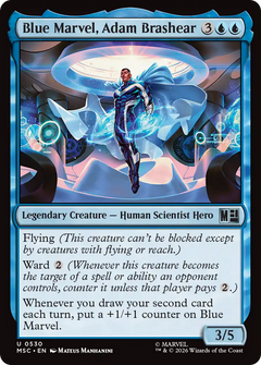 Blue Marvel, Adam Brashear (MSC) - Foil