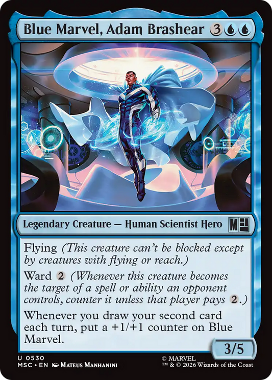 Blue Marvel, Adam Brashear (MSC) - Foil