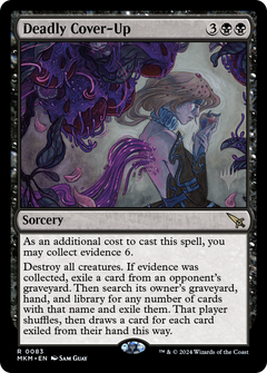 Deadly Cover-Up (0083) (Promo Pack) - Foil