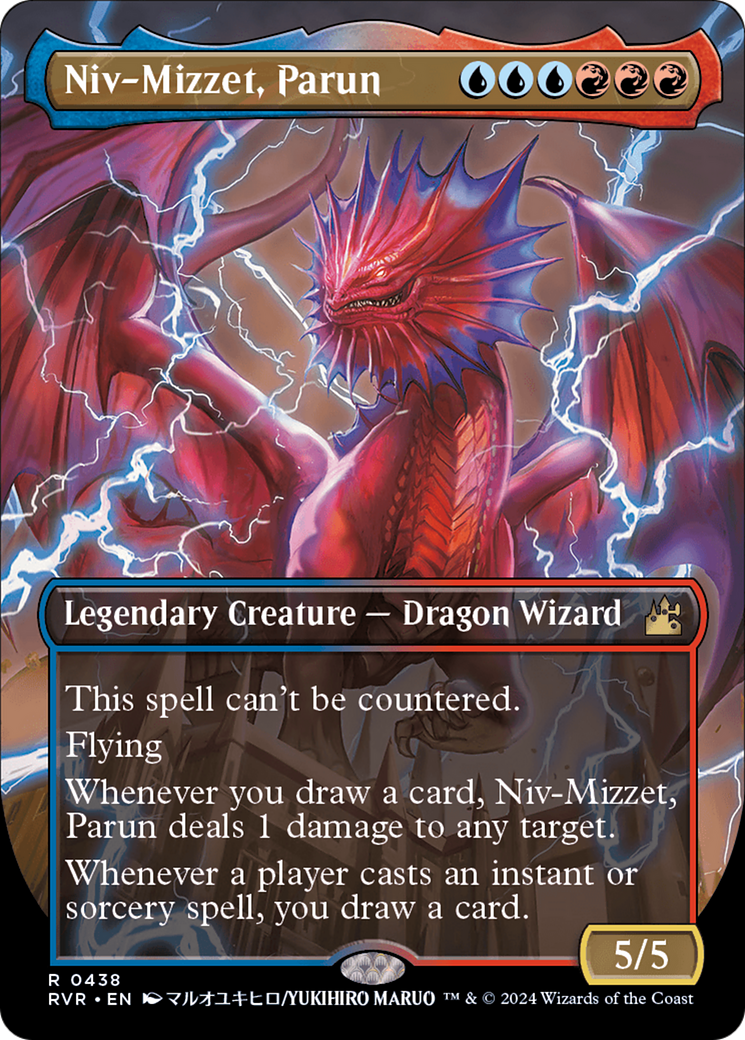 Niv-Mizzet, Parun (0438) (Anime) (Borderless) - Foil