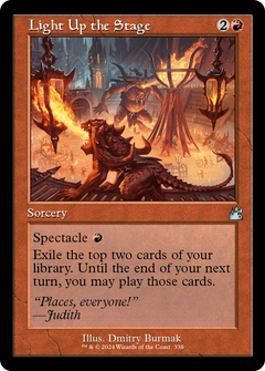 Light Up the Stage (0338) (Retro Frame) - Foil