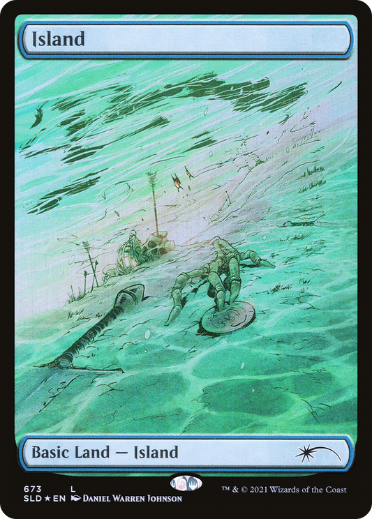 Island (673) (Textless) - Foil