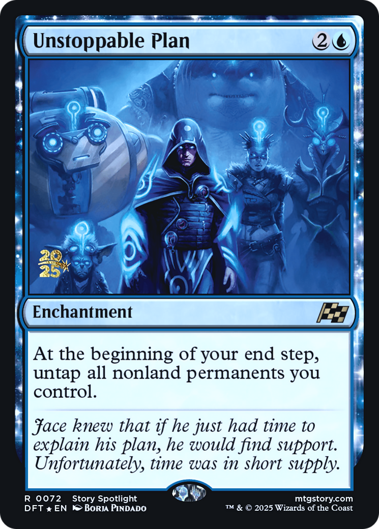 Unstoppable Plan (0072) (Prerelease) - Foil