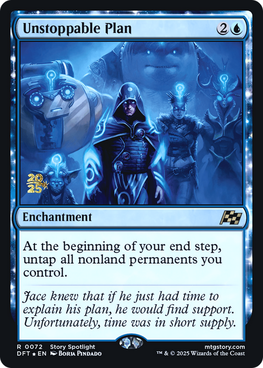 Unstoppable Plan (0072) (Prerelease) - Foil