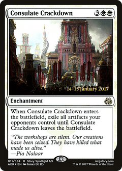 Consulate Crackdown (011) (Prerelease) - Foil