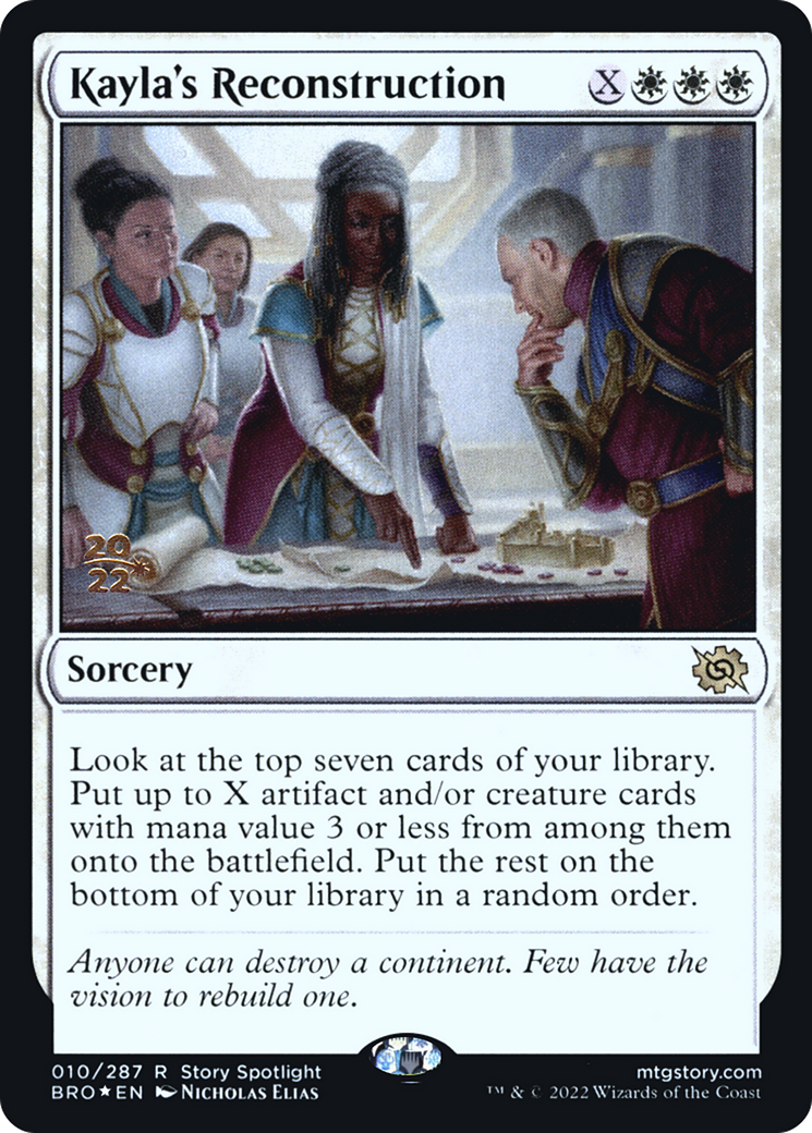 Kayla's Reconstruction (010) (Prerelease) - Foil