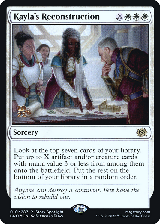Kayla's Reconstruction (010) (Prerelease) - Foil