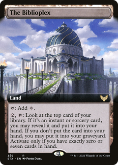 The Biblioplex (359) (Extended Art) - Foil