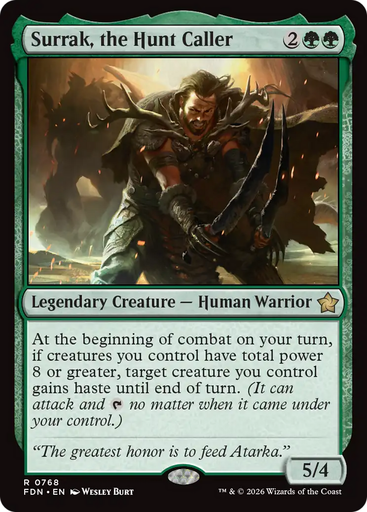 Surrak, the Hunt Caller (0768) (FDN)