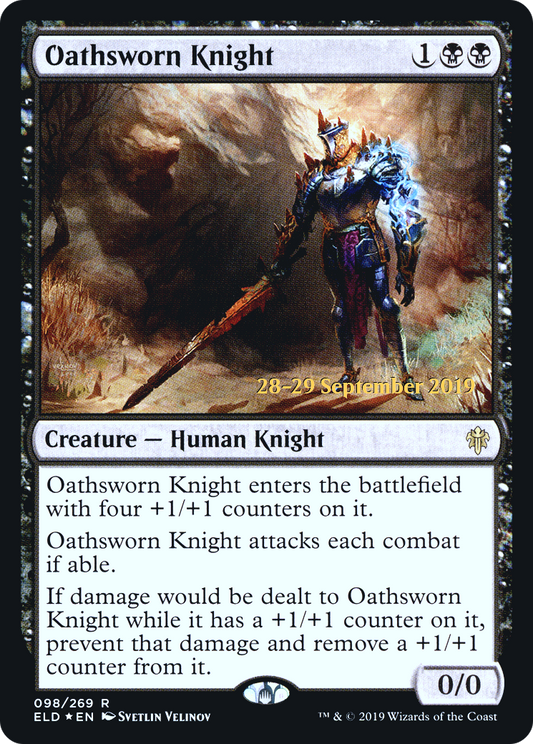 Oathsworn Knight (098) (Prerelease) - Foil