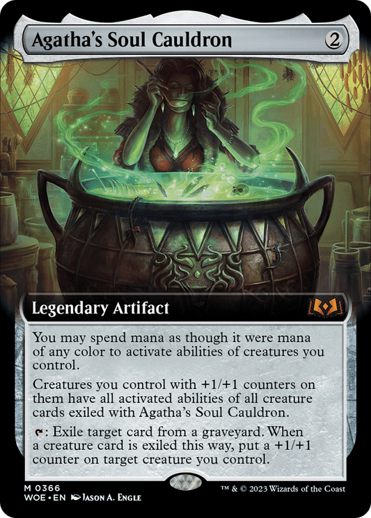 Agatha's Soul Cauldron (0366) (Extended Art) - Foil