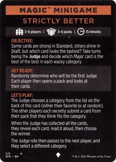 Magic Minigame: Strictly Better (MSTX)