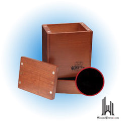 Deck Box - Wood w/ Dice Tray - Cherry 150+