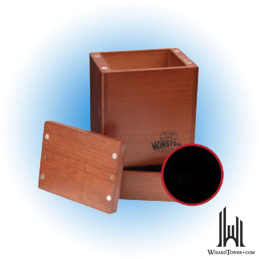 Deck Box - Wood w/ Dice Tray - Cherry 150+
