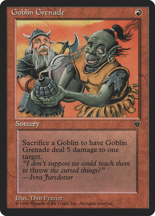 Goblin Grenade (Illus. Dan Frazier)