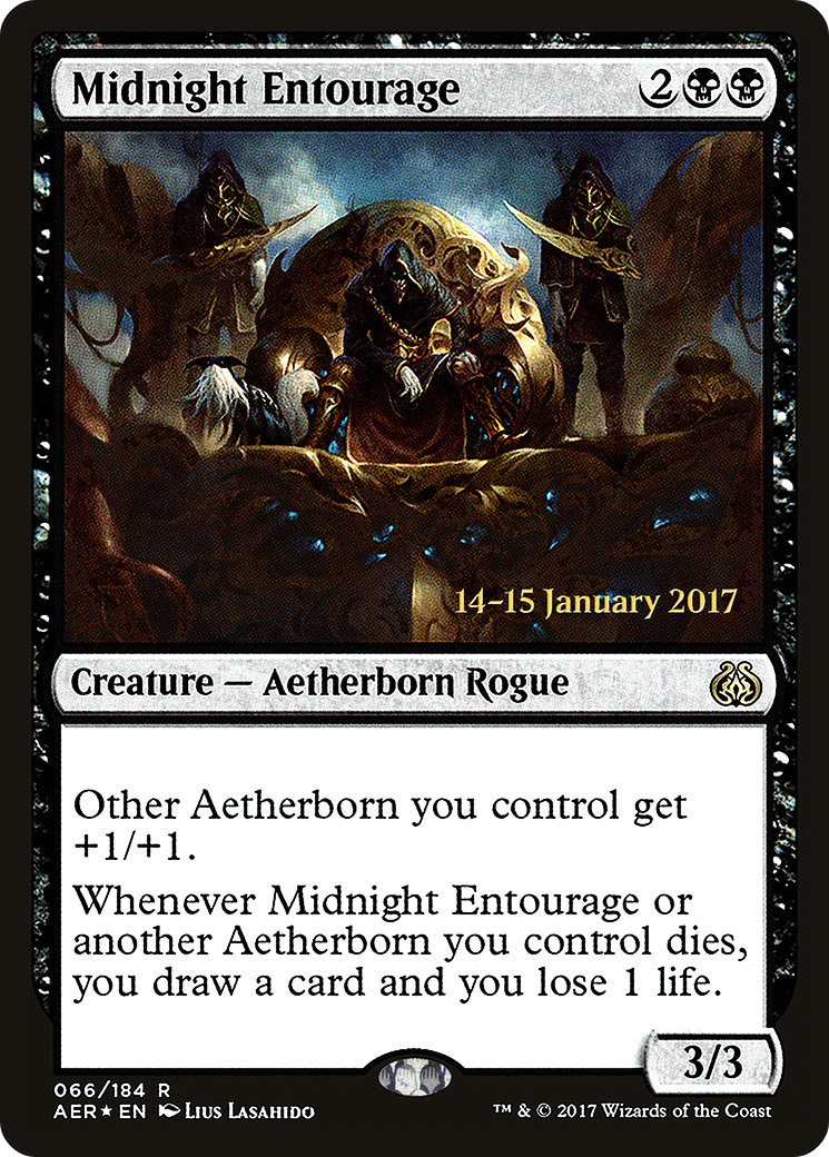 Midnight Entourage (066) (Prerelease) - Foil