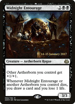 Midnight Entourage (066) (Prerelease) - Foil