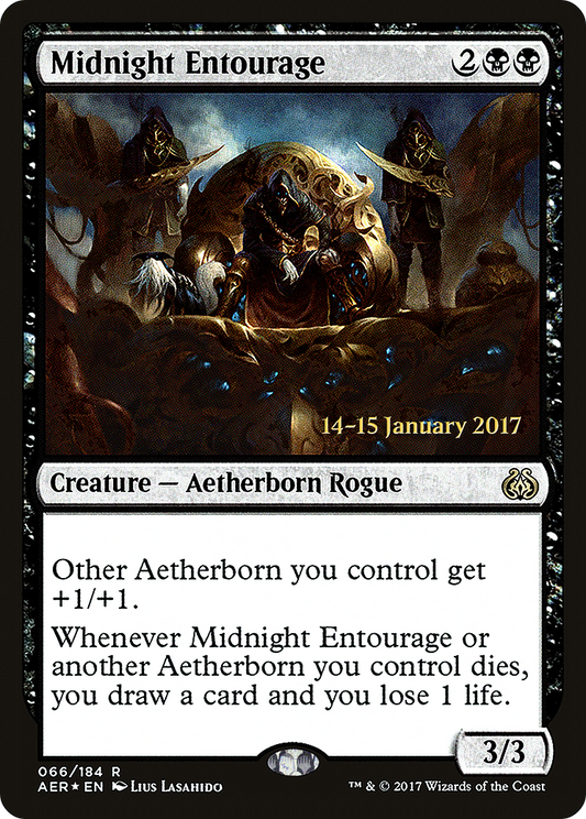 Midnight Entourage (066) (Prerelease) - Foil