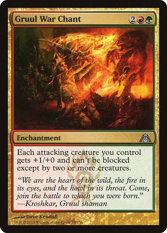 Gruul War Chant - Foil