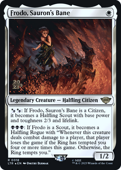 Frodo, Sauron's Bane (0018) (Prerelease) - Foil