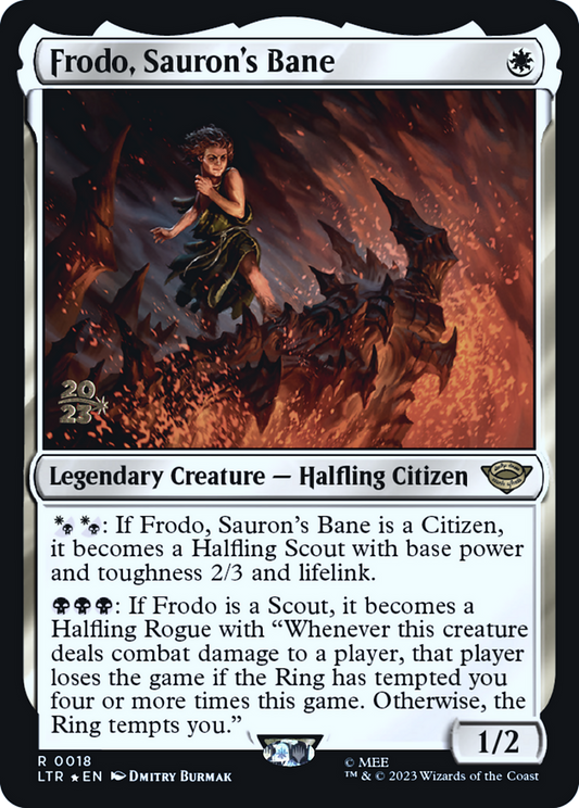 Frodo, Sauron's Bane (0018) (Prerelease) - Foil
