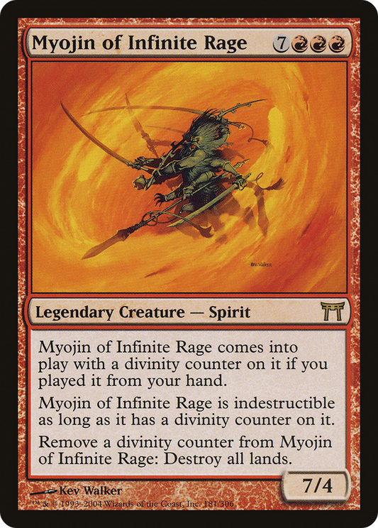 Myojin of Infinite Rage - Foil