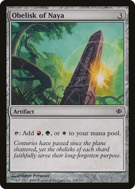 Obelisk of Naya - Foil