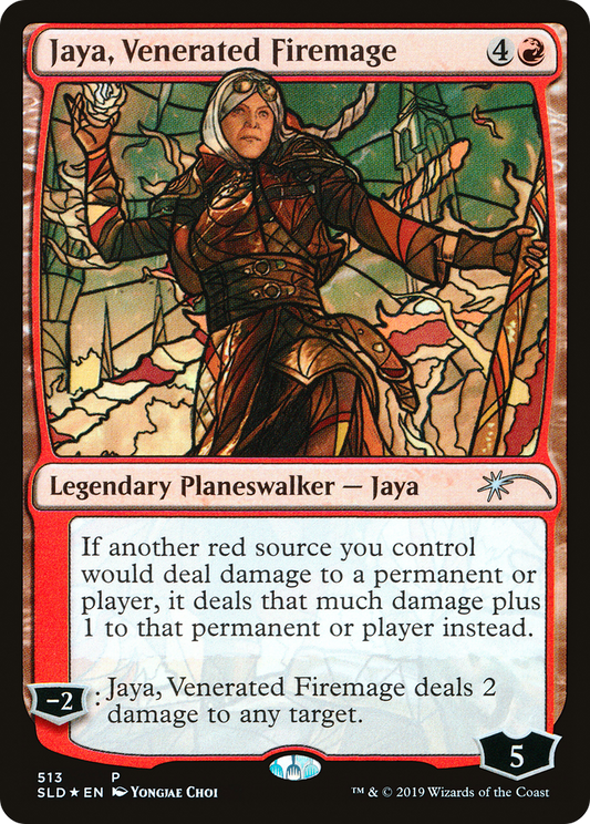 Jaya, Venerated Firemage (513) (Showcase) - Foil